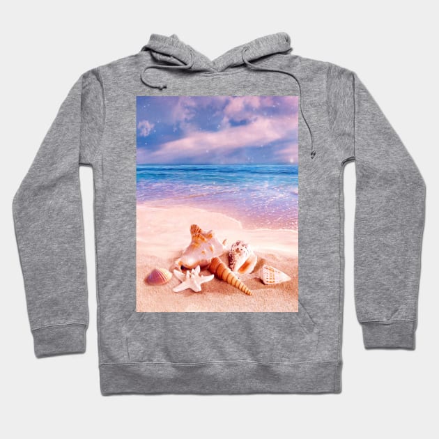 On the beach Hoodie by CatyArte